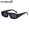 Small Frame Rectangle Sunglasses Women  Luxury Brand Designer Fashion Square Sun Glasses For Men Rectangular Shades Eyewear