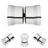 Handle HandlDoor Knob Bathroom Door Replacement Handle Chrome Plastic Handle Silver Wine Cabinet  Handle Shower Glass Door Pulls
