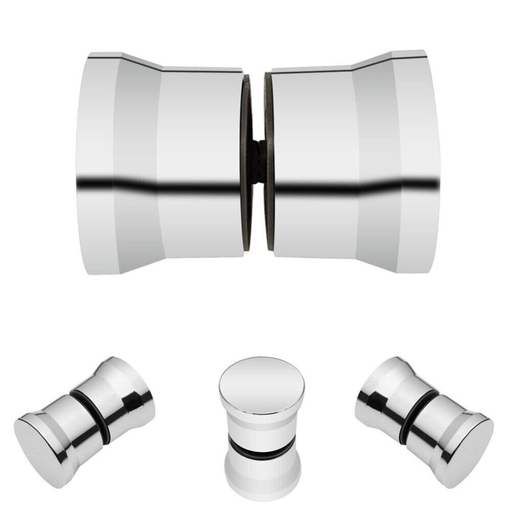 Handle HandlDoor Knob Bathroom Door Replacement Handle Chrome Plastic Handle Silver Wine Cabinet  Handle Shower Glass Door Pulls