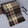 Men'S Scarves Are Versatile, Autumn And Winter Plaid Lengthened And Thickened Scarves, Couple Scarves, Warm Shawls For Women