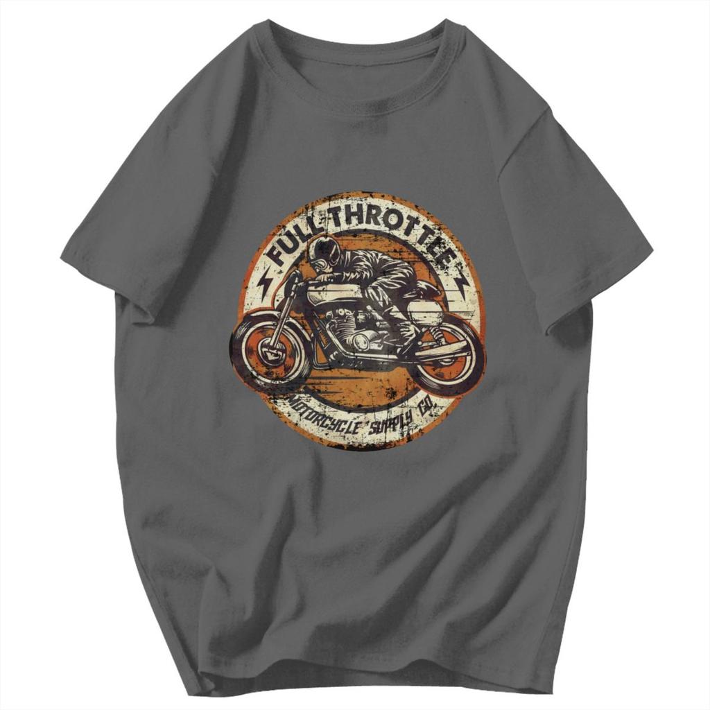 Men T Shirt Vintage Motorcycle Biker Streetwear Idea Y2K Graphic Quality Unisex Tops T Shirts