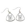 Akita, Akita Inu - Dog Earrings, Hanging Earrings with a Picture, Personalized Jewelry with Brand Print