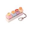 Simulation Food Food Miniature Fidget Keycap Finger Button Fake Food Key Chain  Office Desk