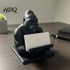 Acessórios de Escritório Modernos para Homens Porta-Cartões de Visita Gorila Impresso em 3D Suporte para Telefone Mesa Fresca Presentes Únicos Colegas Organizador Estatueta