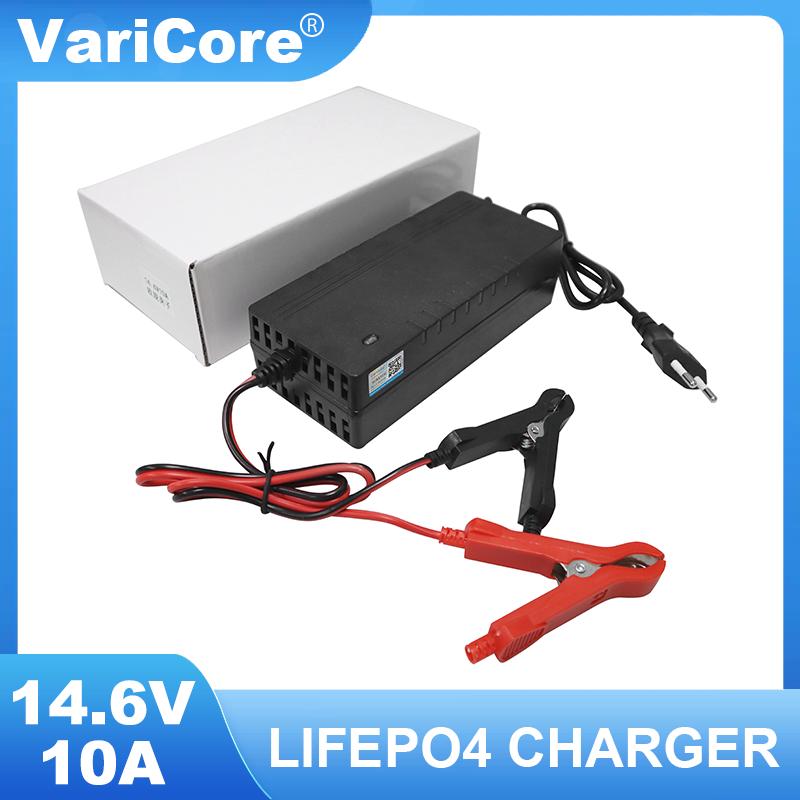VariCore 14.6V 20A/10A Smart Lifepo4 Battery Charger 110-220V 4S 12V High Power Charger For Lithium iron Phosphate Battery Pack
