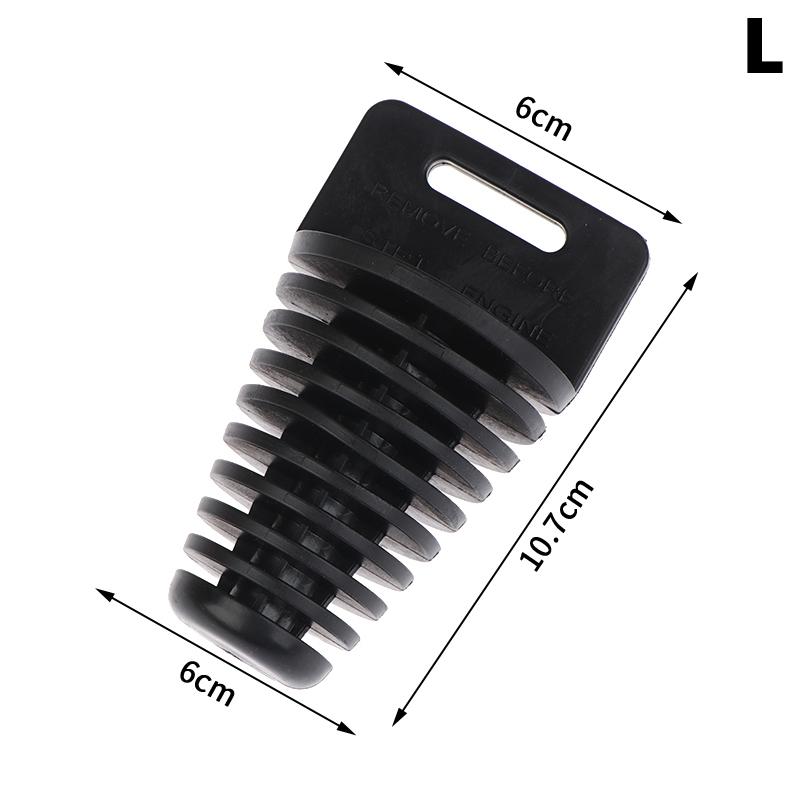 1Pc Universal Motorcycle Exhaust Pipe Tailpipe Air-bleeder Plug Exhaust Silencer Wash Plug Pipe Protector Motorcycle Accessories