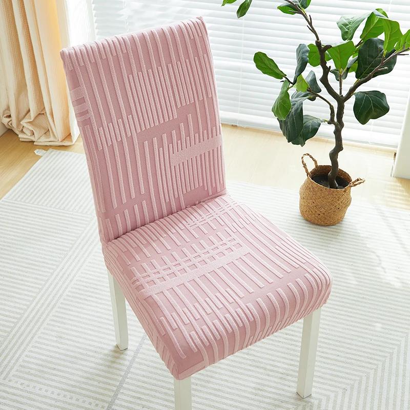 Elastic Dining Chair Covers Universal Solid Color Chairs Cover Seat Covers Removable Kitchen Wedding El Furniture Protector