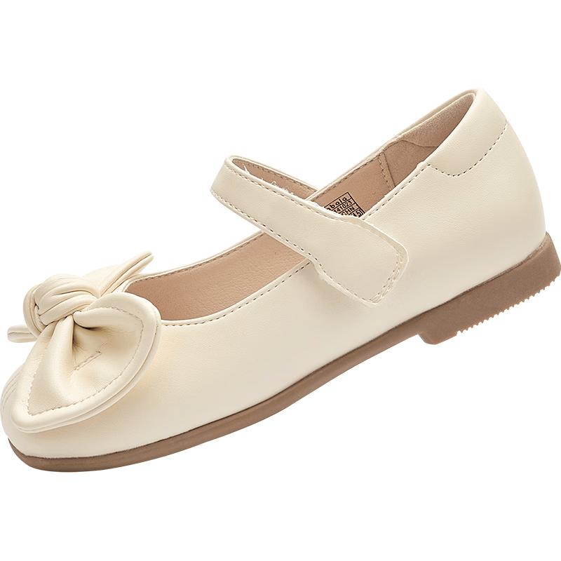 Balabala Girls Princess Bowknot Leather Shoes 29