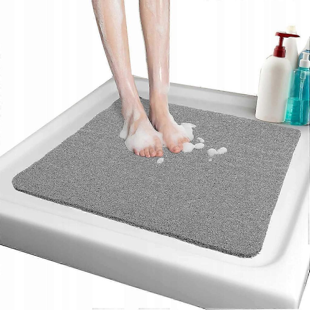 Non-slip shower mat 80x80 cm, bathtub mat, bath mat, 10 mm high