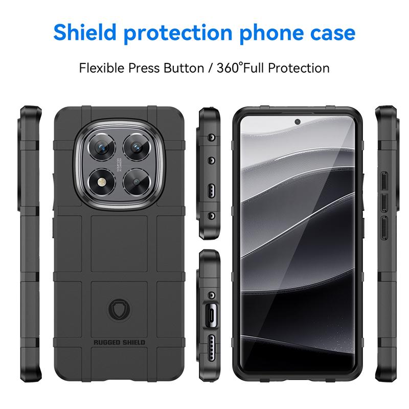 Shockproof Phone Case For Xiaomi Poco X7 Anti-knock Soft TPU Slim Full Back Case For Poco X7 5G Cover For Poco X7 Case 6.67 Inch