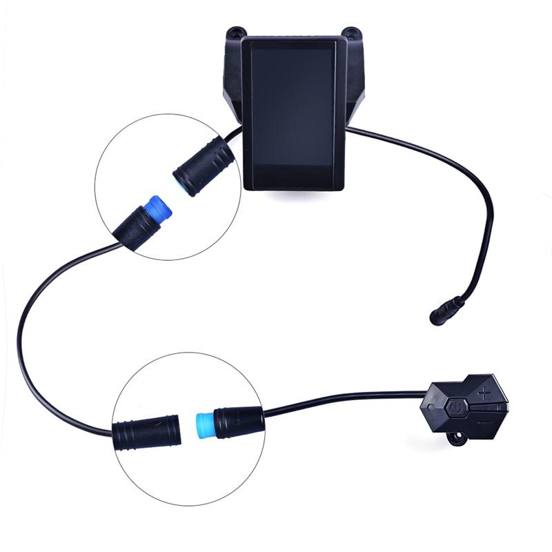 P850C 850C 860C Controller Switch Button Replacements 4PIN Male Female Extension Cable 56cm For Bafang Mid Drive Hub Motor Kits