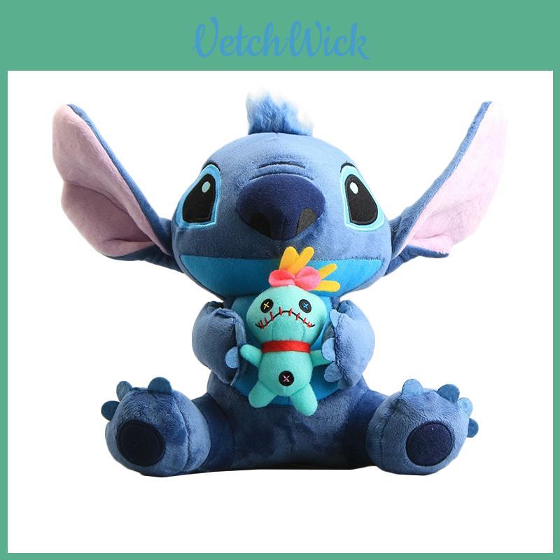 25cm/9.6in Disney Stitch Pluszowa Miękka Zabawka Wypchana Lalka Boże Narodzenie Dzieci Prezent