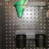 Garage Wall Funnel Organizer Kit Feature Split Design Pre Drilled Holes for Quick Setups Workshop Use Secure Installation