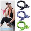 Outdoor Summer Ice Cooling Scarf Neck Wrap Headband Cooling Bandana Scarf Sports Headband Towel Wristband Sun Protection Scarf