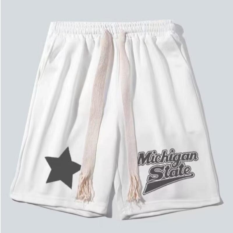 Персонализированные принтованные шорты мужские летние прямые свободные повседневные модные спортивные брюки One size