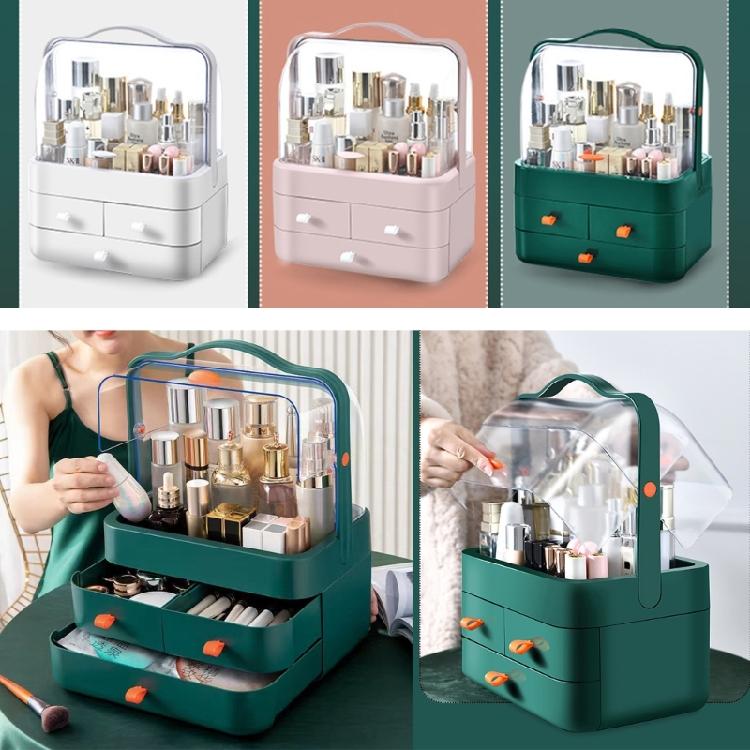 Practical Spacious Makeup Storage Box Designs To Keep Your Vanity Organized and Easily Find Your Daily Use Items