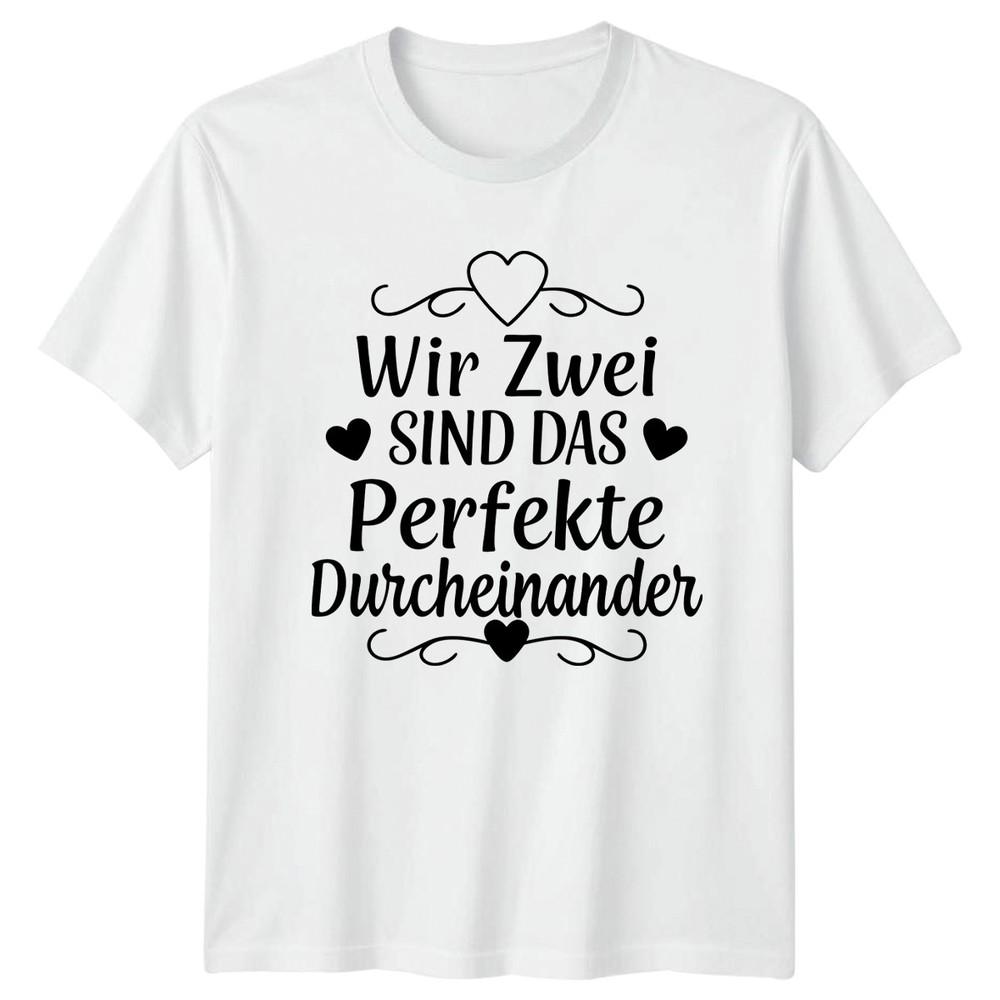 Wir Zwei Sind Das Perfekte TShirt RoUnisexce Love Anniversary Gift For Him And Her S