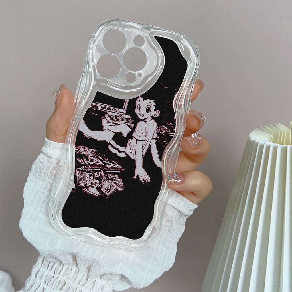 Ae82 Hunter X Hunter Anime Art Protective Phone Cases for Apple iPhone 16 15 14 13 Pro Max 11 12 mini XR 7 8 6s Plus XS Max SE Wave TPU Back Cover