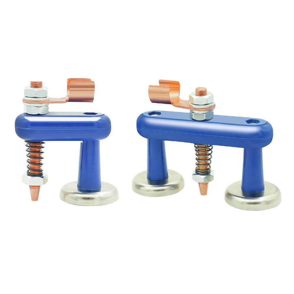 Double/Single Headed Magnetic Welding Ground Clamp Clamp Fixed For Electric Welder Magnet Head Welding Clamps Holder