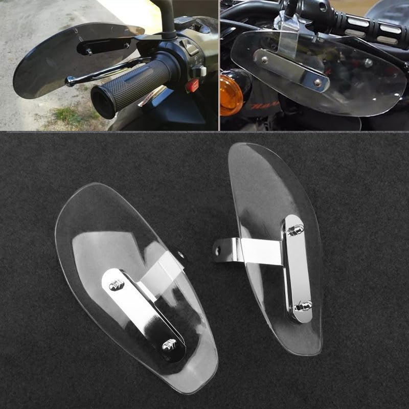 Universal Motorcycle Knuckle Handlebar Handlebar Cold Wind Rain Stone and Moped X Inches X 11 Easy Installation Guards, Visors, Guards, Protection,
