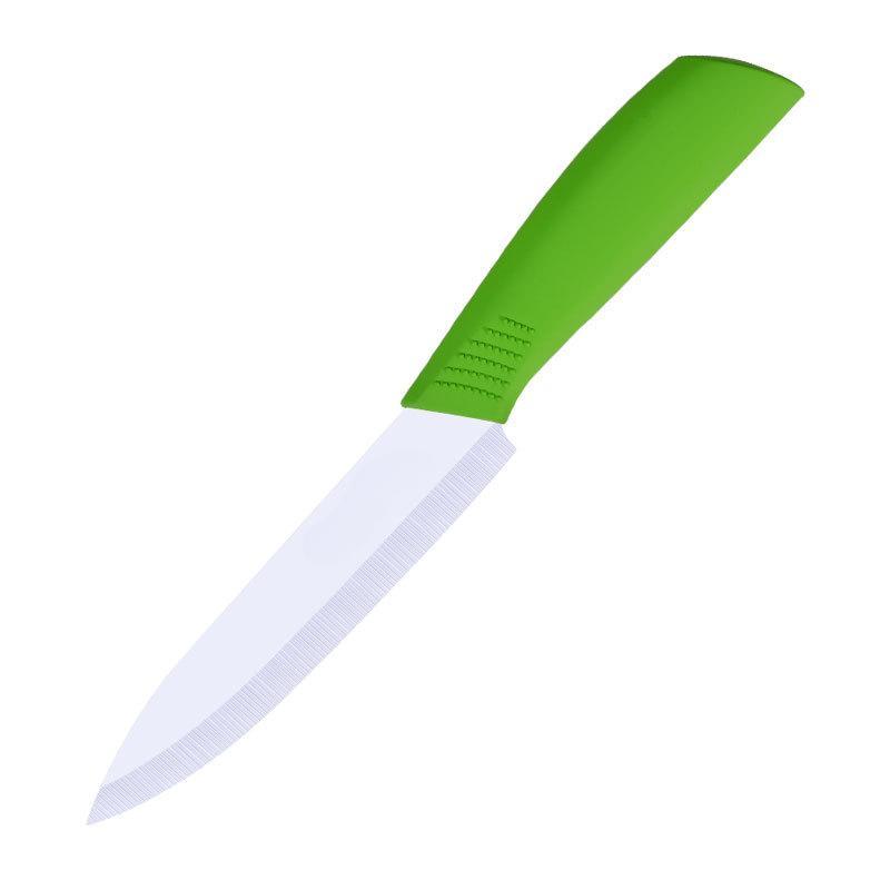 Multi-color Ceramic Fruit Knife for Kitchen 5 Inch Chef Knife with Sheath Utility Slicing Cooking Tool for Vegetable Rustproof Zircon