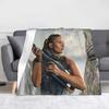 Jurassic World Rebirth Movie Blanket Fleece Decoration   Multifunction Warm Throw Blanket for Bedding Bedroom Quilt