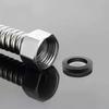 Black Rubber Gaskets – 4/6 Inch Plumbing Washers Bellows Shower Hose & Water Inlet Pipe Seals | Silicone Waterproof O-Rings