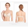 Solid Colour Sexy New Lingerie No Steel Ring Thin Straps Trendy Bra Back Clasp Bra Top Support