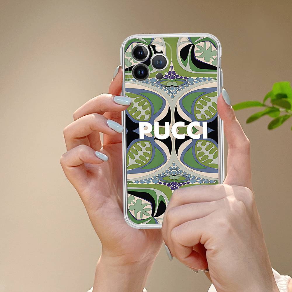 Custodia per Telefono E-Emilio Logo Pucci Per IPhone 17 16 14 11 12 13 15 Pro Max 14 Plus 17 Air Cover
