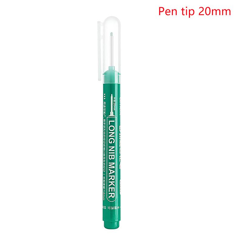 Marker multifuncțional cu cap lung, 45 mm adâncime, pentru gaură de găurit, impermeabil, pentru baie, prelucrarea lemnului, stilou de tâmplărie