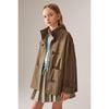 ELLE KIDS Girls' Vintage Workwear Toggle Jacket