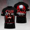 Rock Ozzy Band 3d Print T-shirt Men Women Fashion Hip Hop Short Sleeve Oversized Sports O-Neck Tops Tees Men Clothes