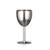 Bicchiere da Vino Rosso Calice Lucidatura Acciaio Inossidabile a Livello Singolo Articoli da Bar per Feste Tazza Antirottura Utensili da Bere per Bar Ristorante
