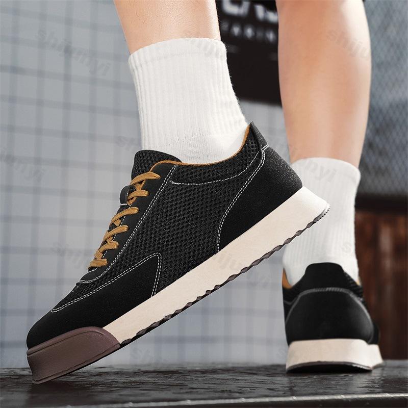 Fashion Men's Fashion Trend Versatile Thick Sole Casual Sports Shoes 2025 Spring New Mesh Breathable Comfortable Low Top Chunky sneakers