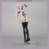 18,5cm Anime Sammelfigur - Frieren: Jenseits des Endes der Reise Lässiges gestreiftes Outfit Siegerpose PVC Modell Statue Schreibtisch Geschenk