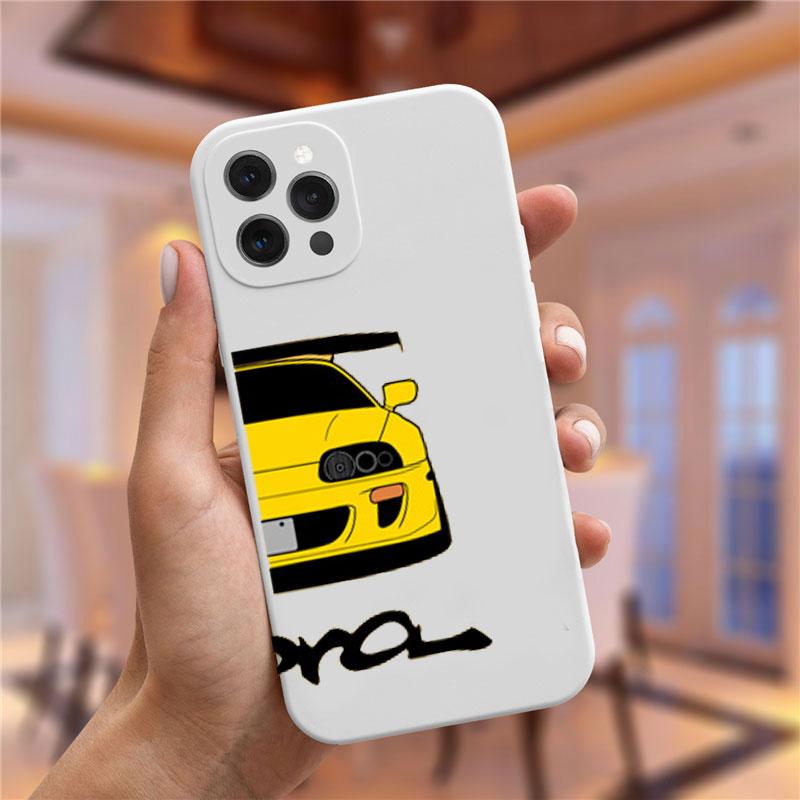 JDM Tokyo Drift Sports Car Paired Couple Phone Case For iPhone 17 16 15 14 13 12 11 Pro Max Mini 7 8 Plus SE Air Cover Fundas