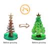1 Set Mini Christmas Tree Toy DIY Faux Crystal Growing Tree Educational Crystallization Xmas Tree Toy Desktop Decoration Toddlers Boys Girls Gift