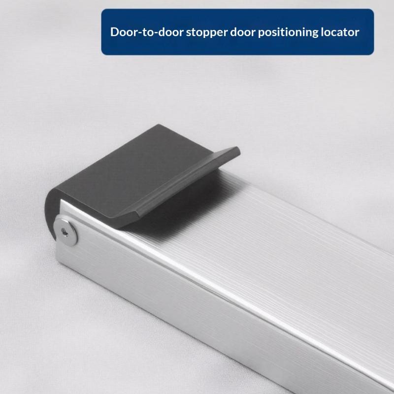Heavy-Duty Metal Door Stopper Anti-Collision Windproof 1 Set Non-Slip Door Blocker for Home Office Hotel Use
