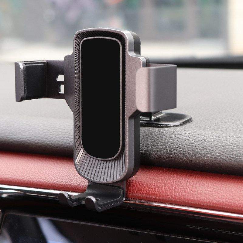 Curved Surface Paste Table Top on-Board Bracket Dashboard Dashboard Clip Thick Mobile Phone Gravity Support Navigation Holder Neutral