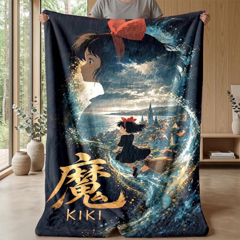 Soft Flannel Blanket Lightweight Cozy Bedroom Living Room CoverKiki's Delivery Service Jiji