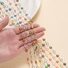 1meter Copper Chains Daisy with Glass Rhinestone Chain Findings for Bracelet Necklace DIY Jewelry Making Accessories