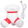 Electronic USB Handheld Mini Body Massager Gentle Vibration Massager with LED Light