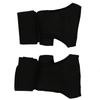 1Pair Leisure Fitness Neoprene Sporting Gloves Silicone Antiskid Hook&loop Fixed(black M )