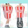 Costume Cosplay Popcorn Food Themed Halloween Party Stage Performance Fashion