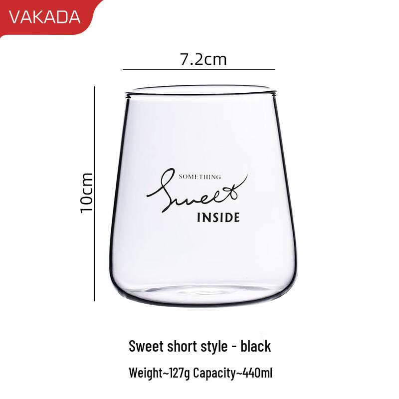 VAKADA Nordic High Borosilicate Glass Cup