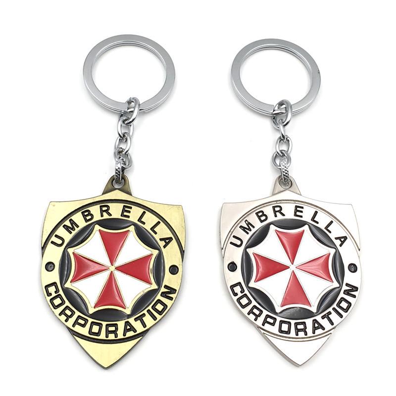 Biohazard Umbrella Crisis Logo Keychain Pendant