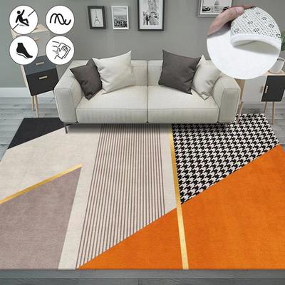 Zacht Oranje Woonkamer Tapijt Europees Geometrisch Huisdecoratie Kleed Wasbare Garderobe Vloermat Groot Formaat Slaapkamerkleden 2x3m