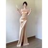 Xiaoke Wiwi Temperament Dress Women Split Sexy Birthday Party Engagement Evening Dress Coming of Age Ceremony Guest Dresses
