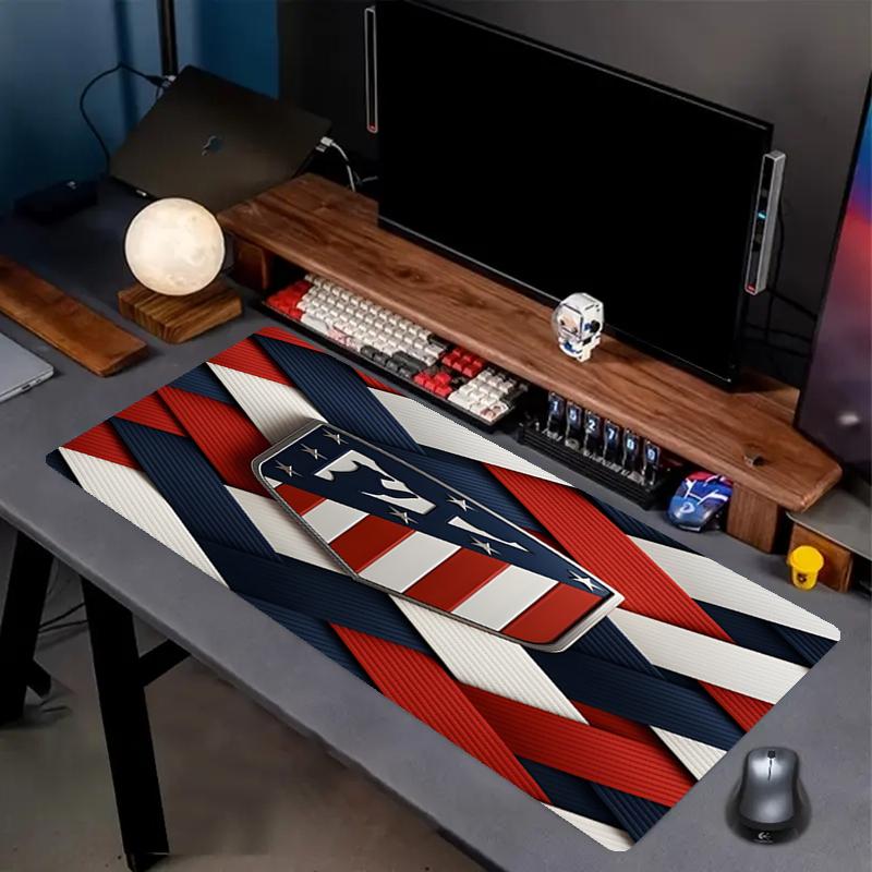 Atletico Madrid Print Mouse Pad, Anti‑Slip Desktop keyboard Mat, for PC Laptop Gaming Working Daily Use, Cool Festival Surprise Gift