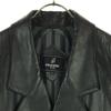 PINORECLUB Veste en cuir longue à manches longues double boutonnage 11 noir Hommes D'occasion
